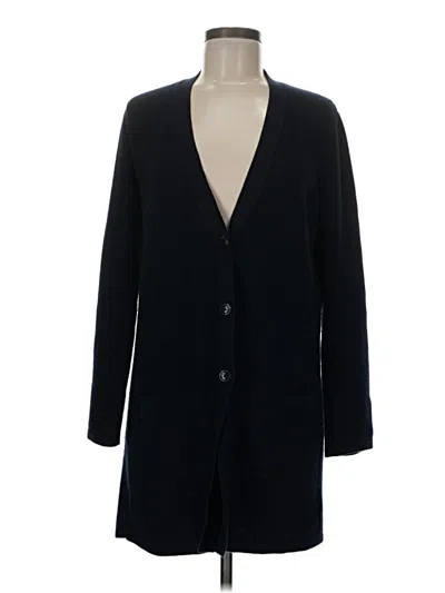 Pre-owned Jjill Cardigan Sweater In Black