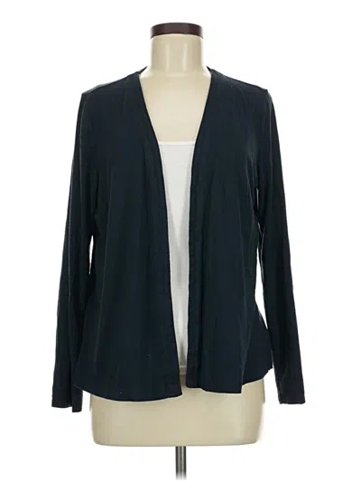 Pre-owned Jjill Cardigan Sweater In Black