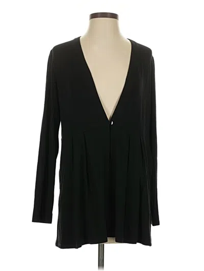 Pre-owned Jjill Cardigan Sweater In Black