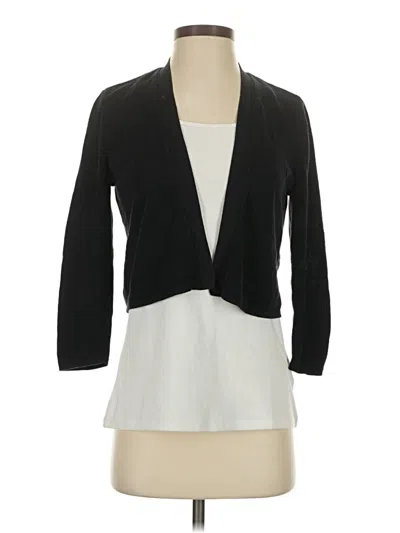 Pre-owned Jjill Cardigan Sweater In Black
