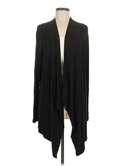 Pre-owned Jjill Cardigan Sweater In Black