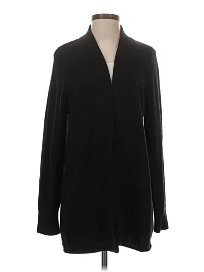 Pre-owned Jjill Cardigan Sweater In Black