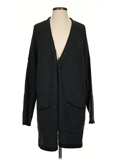 Pre-owned Jjill Cardigan Sweater In Black