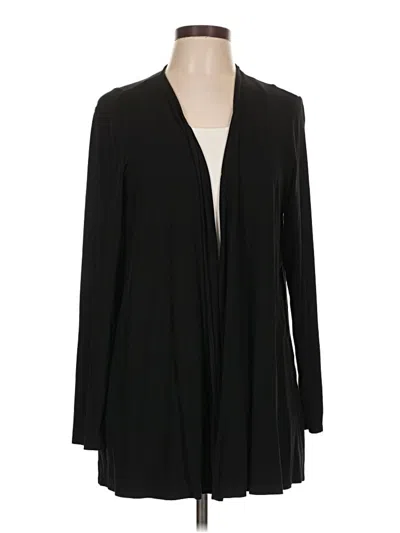 Pre-owned Jjill Cardigan Sweater In Black