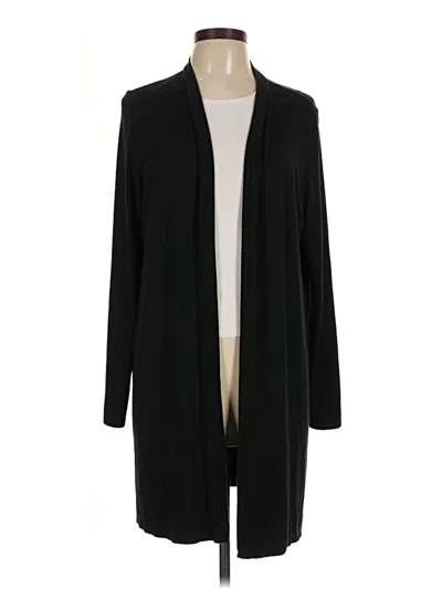 Pre-owned Jjill Cardigan Sweater In Black