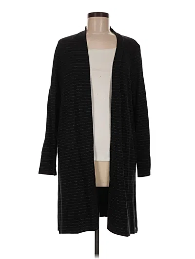 Pre-owned Jjill Cardigan Sweater In Black