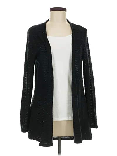 Pre-owned Jjill Cardigan Sweater In Black