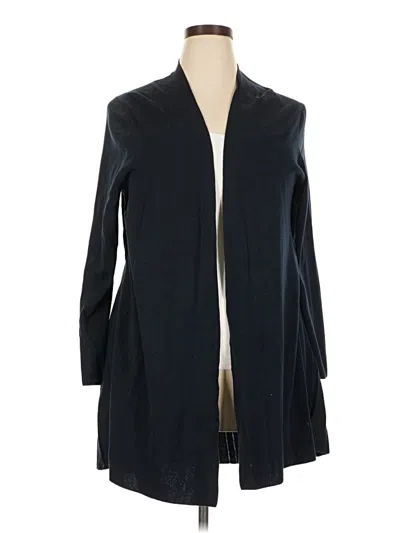 Pre-owned Jjill Cardigan Sweater In Black