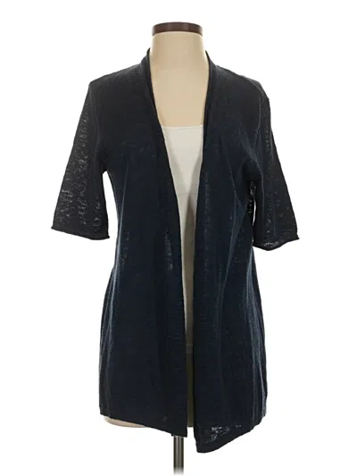 Pre-owned Jjill Cardigan Sweater In Black