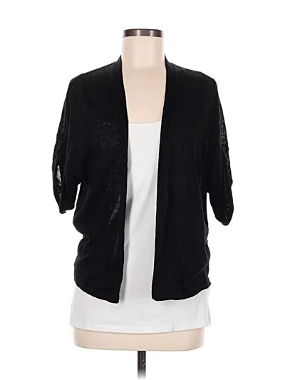 Pre-owned Jjill Cardigan Sweater In Black