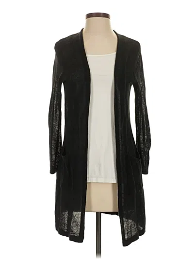 Pre-owned Jjill Cardigan Sweater In Black