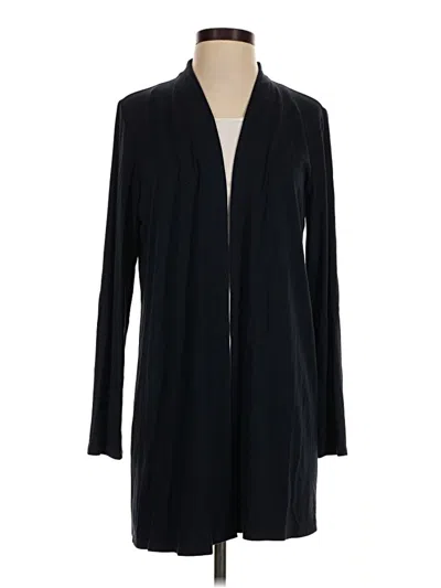 Pre-owned Jjill Cardigan Sweater In Black