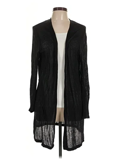 Pre-owned Jjill Cardigan Sweater In Black