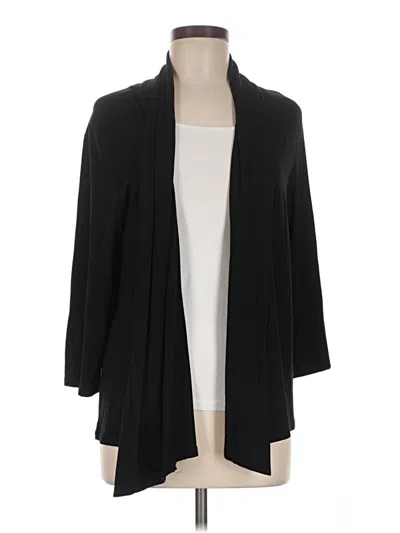 Pre-owned Jjill Cardigan Sweater In Black