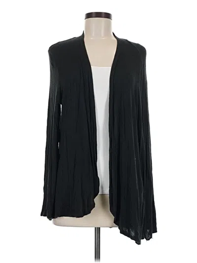 Pre-owned Jjill Cardigan Sweater In Black