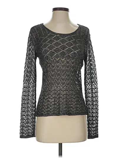 Pre-owned Jjill Cardigan Sweater In Black