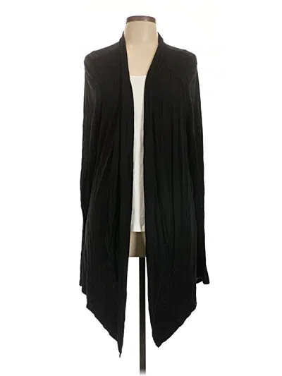 Pre-owned Jjill Cardigan Sweater In Black