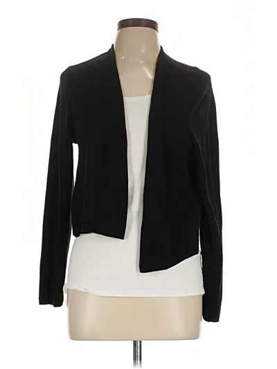 Pre-owned Jjill Cardigan Sweater In Black