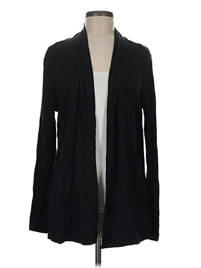 Pre-owned Jjill Cardigan Sweater In Black