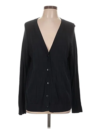 Pre-owned Jjill Cardigan Sweater In Black