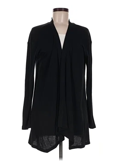 Pre-owned Jjill Cardigan Sweater In Black
