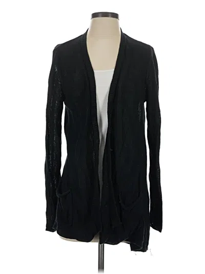 Pre-owned Jjill Cardigan Sweater In Black