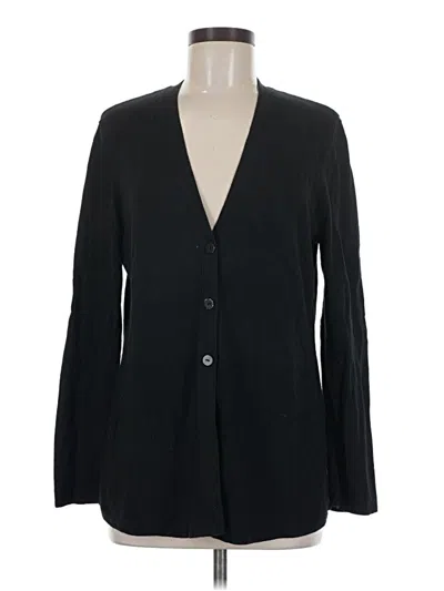 Pre-owned Jjill Cardigan Sweater In Black