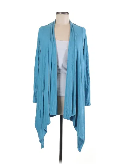 Pre-owned Jjill Cardigan Sweater In Blue