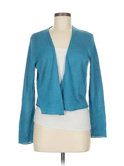 Pre-owned Jjill Cardigan Sweater In Blue