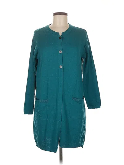 Pre-owned Jjill Cardigan Sweater In Blue