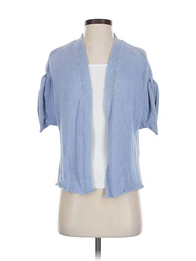 Pre-owned Jjill Cardigan Sweater In Blue