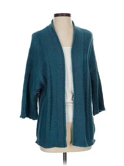 Pre-owned Jjill Cardigan Sweater In Blue