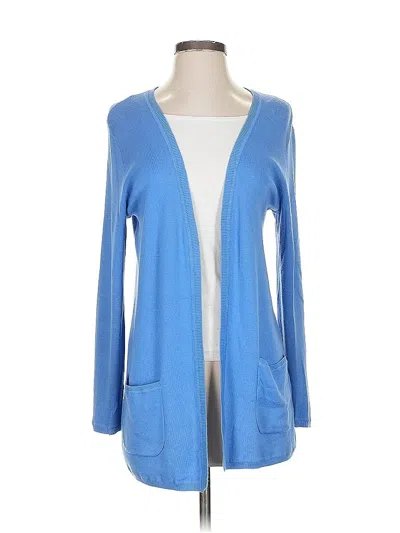 Pre-owned Jjill Cardigan Sweater In Blue