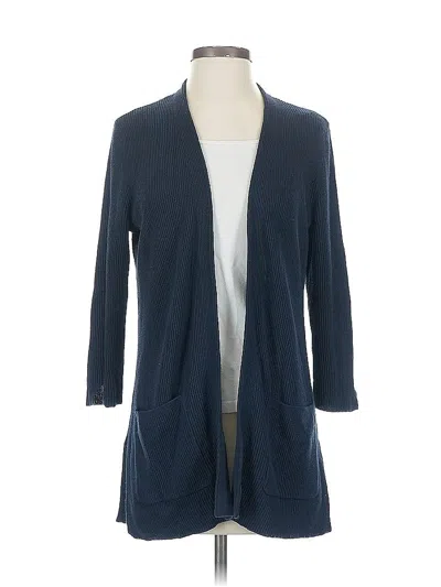 Pre-owned Jjill Cardigan Sweater In Blue