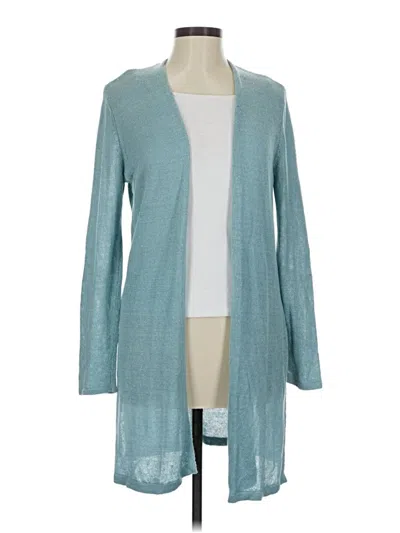 Pre-owned Jjill Cardigan Sweater In Blue