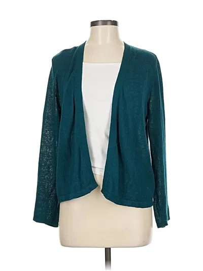 Pre-owned Jjill Cardigan Sweater In Blue