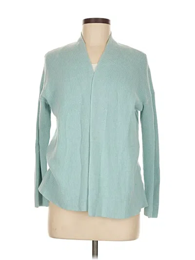 Pre-owned Jjill Cardigan Sweater In Blue