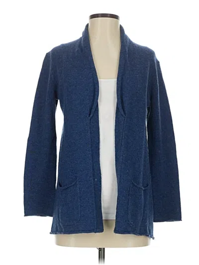 Pre-owned Jjill Cardigan Sweater In Blue