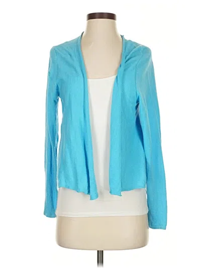 Pre-owned Jjill Cardigan Sweater In Blue