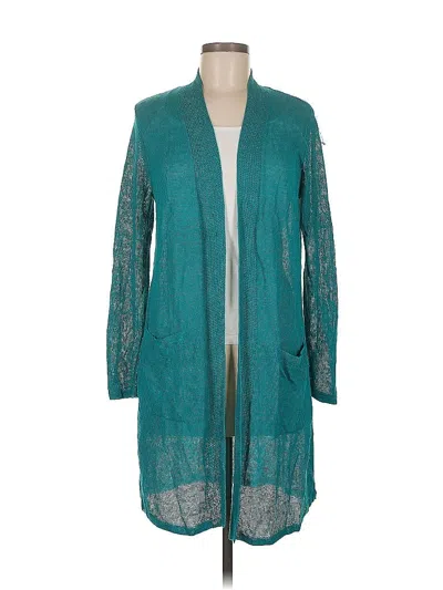 Pre-owned Jjill Cardigan Sweater In Blue