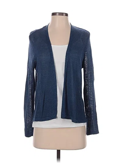 Pre-owned Jjill Cardigan Sweater In Blue