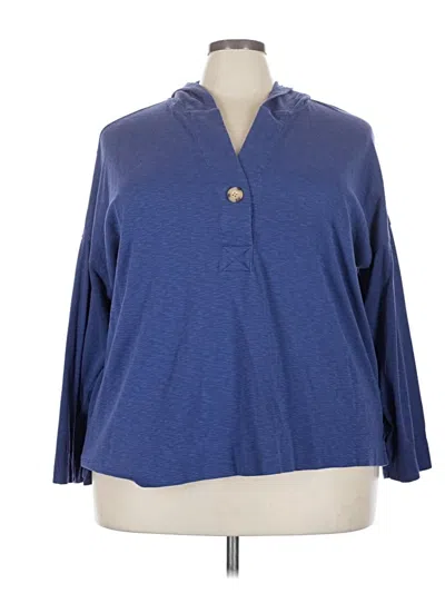 Pre-owned Jjill Cardigan Sweater In Blue