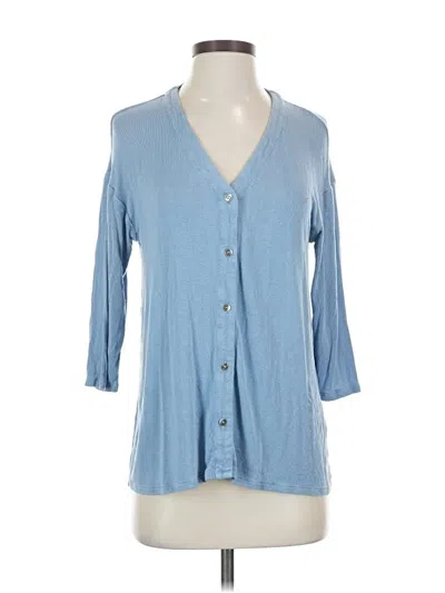 Pre-owned Jjill Cardigan Sweater In Blue