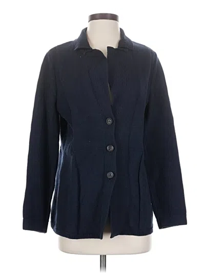 Pre-owned Jjill Cardigan Sweater In Blue