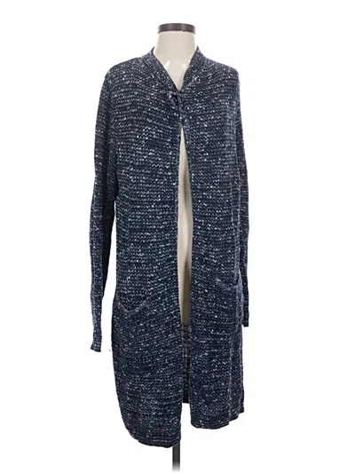 Pre-owned Jjill Cardigan Sweater In Blue