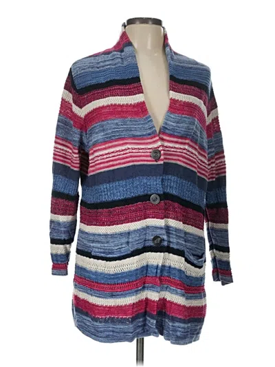 Pre-owned Jjill Cardigan Sweater In Blue