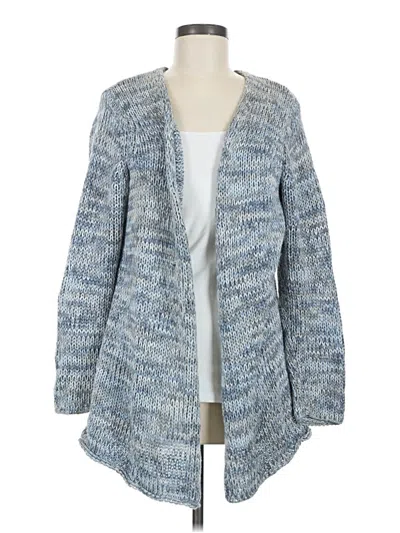 Pre-owned Jjill Cardigan Sweater In Blue