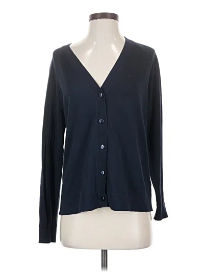Pre-owned Jjill Cardigan Sweater In Blue