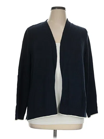 Pre-owned Jjill Cardigan Sweater In Blue