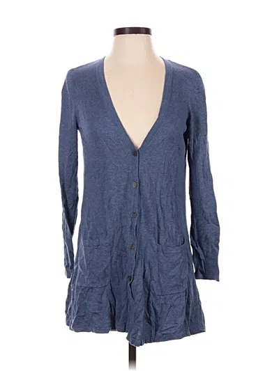 Pre-owned Jjill Cardigan Sweater In Blue